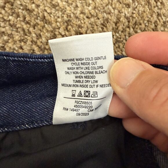 Favorite Daughter Vienna The Favorite Pant Dark Denim Jeans Wide Leg  Size 14 - Picture 5 of 12